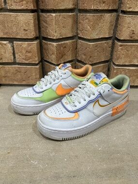 Nike Air Force 1 Shadow Shoes Women’s Size 8 Multicolor Sneakers DX3718-100